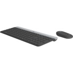 Logitech MK470 Ασύρματο Σετ Πληκτρολόγιο & Ποντίκι Αγγλικό US Γκρι