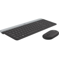 Logitech MK470 Ασύρματο Σετ Πληκτρολόγιο & Ποντίκι Αγγλικό US Γκρι