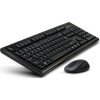 A4Tech Wireless Desktop Padless 7100n Σετ Πληκτρολόγιο & Ποντίκι Αγγλικό UK Λευκό