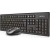 A4Tech Wireless Desktop Padless 7100n Σετ Πληκτρολόγιο & Ποντίκι Αγγλικό UK Λευκό