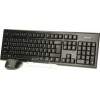 A4Tech Wireless Desktop Padless 7100n Σετ Πληκτρολόγιο & Ποντίκι Αγγλικό UK Λευκό
