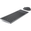 Dell KM7120W Ασύρματο Bluetooth Σετ Πληκτρολόγιο & Ποντίκι Αγγλικό US Ασημί