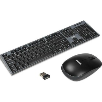 iBox Desktop KIT Pro Ασύρματο Σετ Πληκτρολόγιο & Ποντίκι Αγγλικό UK