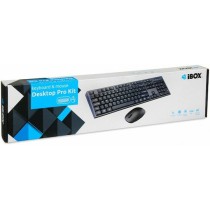 iBox Desktop KIT Pro Ασύρματο Σετ Πληκτρολόγιο & Ποντίκι Αγγλικό UK