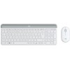 Logitech MK470 Ασύρματο Σετ Πληκτρολόγιο & Ποντίκι Αγγλικό US Λευκό