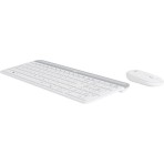 Logitech MK470 Ασύρματο Σετ Πληκτρολόγιο & Ποντίκι Αγγλικό US Λευκό