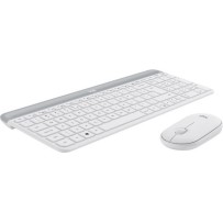 Logitech MK470 Ασύρματο Σετ Πληκτρολόγιο & Ποντίκι Αγγλικό US Λευκό