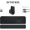 Logitech MX Keys S Combo Ασύρματο Bluetooth Πληκτρολόγιο International English