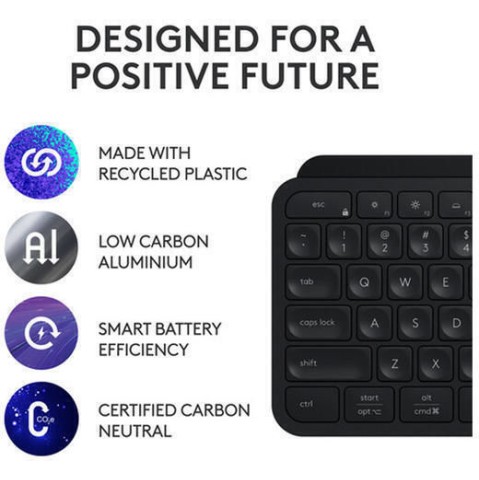 Logitech MX Keys S Combo Ασύρματο Bluetooth Πληκτρολόγιο International English