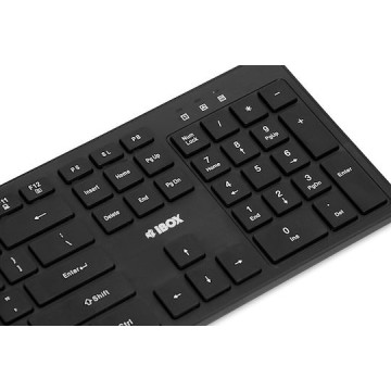 iBox Workstation Pro Kit Ασύρματο Σετ Πληκτρολόγιο & Ποντίκι Αγγλικό US