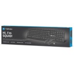 Natec Squid Ασύρματο Σετ Πληκτρολόγιο & Ποντίκι Αγγλικό US