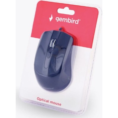 Gembird MUS-4B-01 Ενσύρματο Ποντίκι Μαύρο