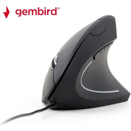 Gembird MUS-6B-01 Ενσύρματο Ποντίκι Μαύρο