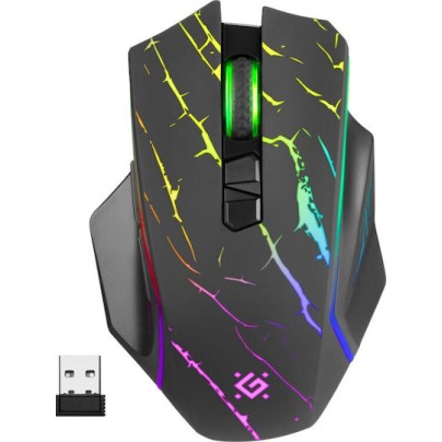 Defender GM-503 Ασύρματο RGB Gaming Ποντίκι 3200 DPI Μαύρο
