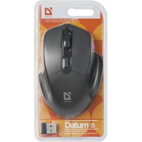 Defender Datum MB-345 RF Ασύρματο Εργονομικό Ποντίκι Μαύρο