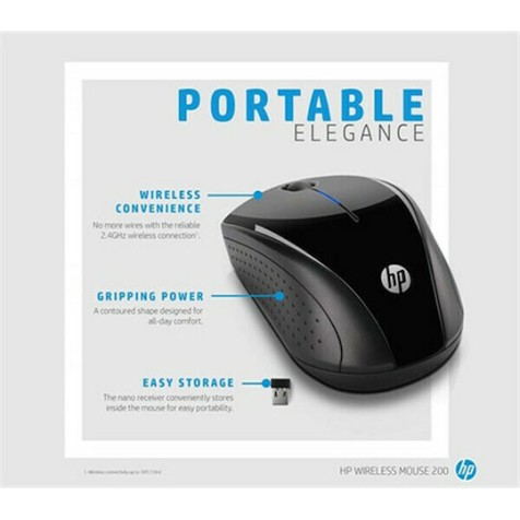 HP 220 Ασύρματο Ποντίκι Μαύρο