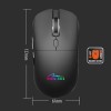 Media-Tech MT1124 Ασύρματο & Ενσύρματο Εργονομικό Bluetooth Vertical Ποντίκι Μαύρο