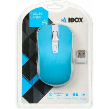 iBox Loriini Ασύρματο Ποντίκι Μπλε