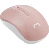 Natec Toucan Ασύρματο Ποντίκι Pink/White