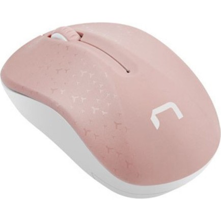 Natec Toucan Ασύρματο Ποντίκι Pink/White