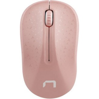 Natec Toucan Ασύρματο Ποντίκι Pink/White
