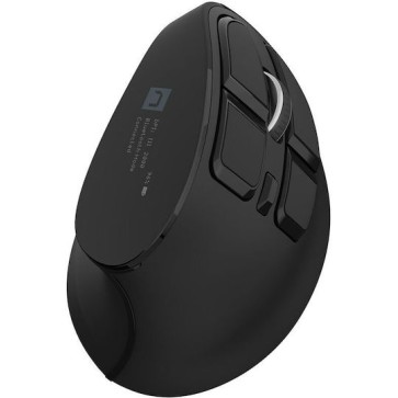 Natec Euphonie Pro Ασύρματο Εργονομικό Bluetooth Vertical Ποντίκι Μαύρο