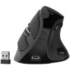 Natec Euphonie Pro Ασύρματο Εργονομικό Bluetooth Vertical Ποντίκι Μαύρο