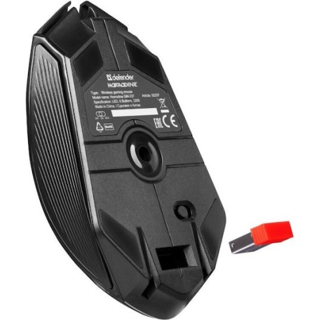 Defender Tisa GM-126 Gaming Ποντίκι Μαύρο