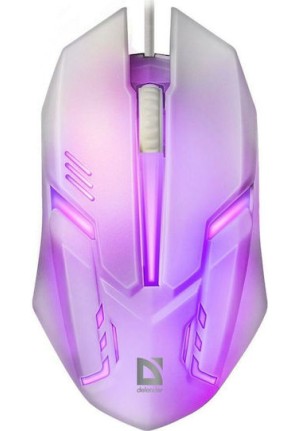 Defender Cyber MB-560L RGB Gaming Ποντίκι Λευκό