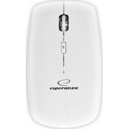 Esperanza EM120W Ασύρματο Mini Ποντίκι Λευκό