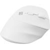 Natec Crake 2 Ασύρματο Εργονομικό Bluetooth Vertical Ποντίκι Λευκό