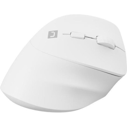 Natec Crake 2 Ασύρματο Εργονομικό Bluetooth Vertical Ποντίκι Λευκό