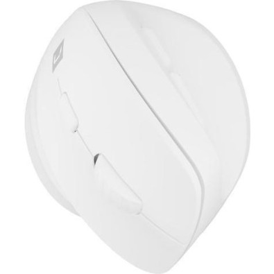 Natec Crake 2 Ασύρματο Εργονομικό Bluetooth Vertical Ποντίκι Λευκό