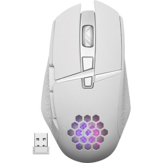 Defender GM-514 Glory Ασύρματο RGB Gaming Ποντίκι 3200 DPI Λευκό