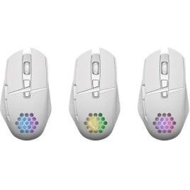 Defender GM-514 Glory Ασύρματο RGB Gaming Ποντίκι 3200 DPI Λευκό