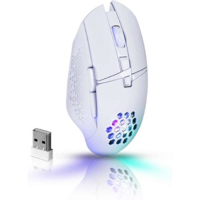 Defender GM-514 Glory Ασύρματο RGB Gaming Ποντίκι 3200 DPI Λευκό