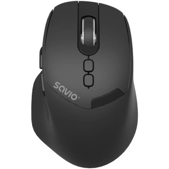 Savio MB-06 Ασύρματο Εργονομικό Bluetooth Ποντίκι Μαύρο