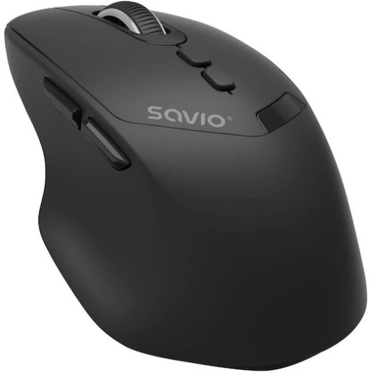 Savio MB-06 Ασύρματο Εργονομικό Bluetooth Ποντίκι Μαύρο