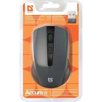 Defender Accura MM-935 Ασύρματο Ποντίκι Γκρι