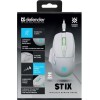 Defender Stix GM-009 Ασύρματο RGB Gaming Ποντίκι 3200 DPI Λευκό