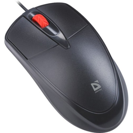 Defender Icon Mb-057 Black Ενσύρματο Ποντίκι Μαύρο