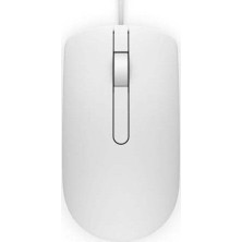 Dell MS116 Ενσύρματο Ποντίκι Λευκό