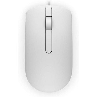 Dell MS116 Ενσύρματο Ποντίκι Λευκό