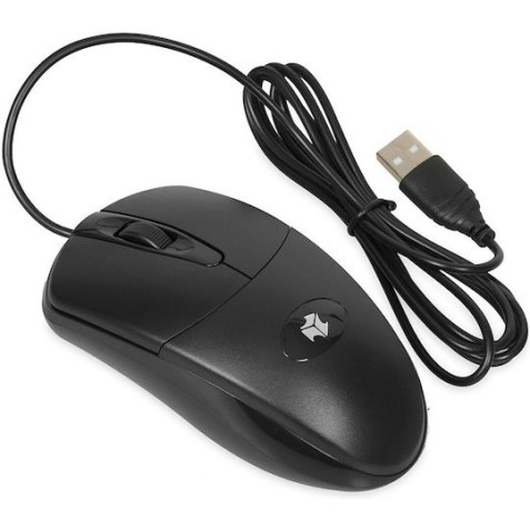 iBox i007 Ενσύρματο Ποντίκι Μαύρο