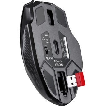 Defender GM-885 Ασύρματο Gaming Ποντίκι 3200 DPI Μαύρο