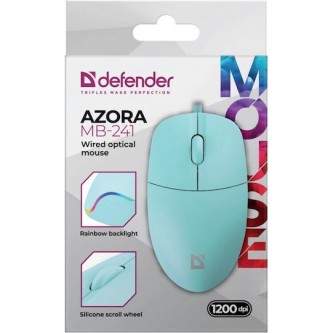 Defender AZORA MB-24 RGB Gaming Ποντίκι Πράσινο