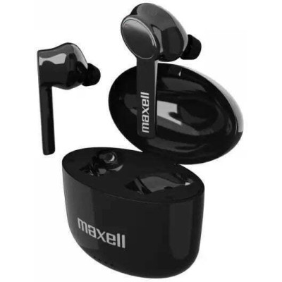 Maxell Bass 13 In-ear Bluetooth Handsfree Ακουστικά με Θήκη Φόρτισης Μαύρα