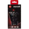 Maxell Bass 13 In-ear Bluetooth Handsfree Ακουστικά με Θήκη Φόρτισης Μαύρα