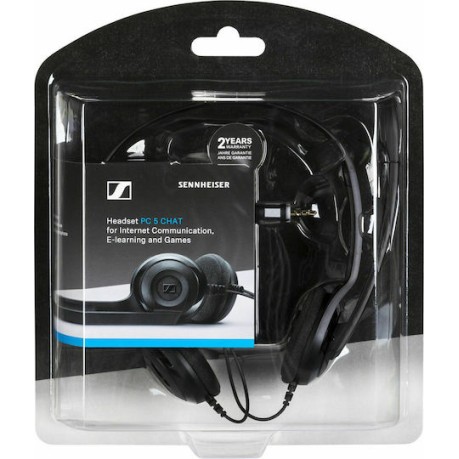 Sennheiser PC 5 On Ear Multimedia Ακουστικά με μικροφωνο και σύνδεση 3.5mm Jack