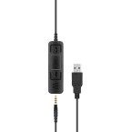 Sennheiser SC 75 USB MS On Ear Multimedia Ακουστικά με μικρόφωνο και σύνδεση 3.5mm Jack / USB-A